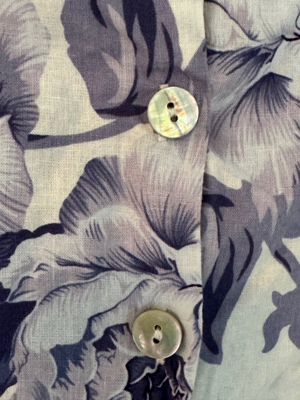 Vintage Laura Ashley Floral Crop Top Blouse Linen Balloon Sleeve Back Button Sma - Picture 9 of 13